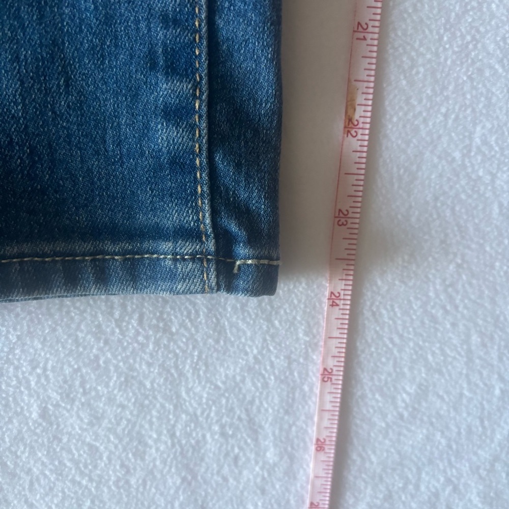 High Rise Straight Crop Levi Jeans sz 27 - Picture 5 of 5